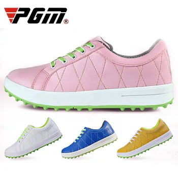 Женская обувь PGM из дышащей кожи из микрофибры, водонепроницаемые шипы, нескользящая обувь, устойчивая к хорошему сцеплению XZ033
