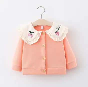 Детская одежда, весенне-осеннее детское пальто для девочек, детское хлопковое пальто, детская куртка, детское пальто 0-3 лет