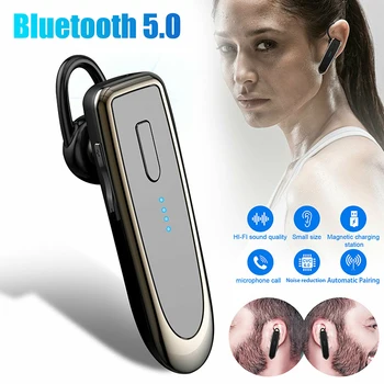 Ушной крючок Bluetooth-гарнитуры Bluetooth-наушники CVC 6.0 шумоподавление Bluetooth-наушники с микрофоном Универсальные для всех телефонов