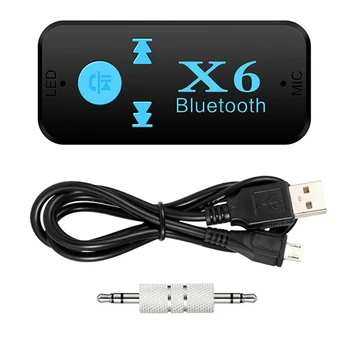 Bluetooth-совместимый стерео аудиоприемник, передатчик, разъем Mini AUX USB, автомобильный приемник для Volkswagen, Музыкальный беспроводной адаптер Kit