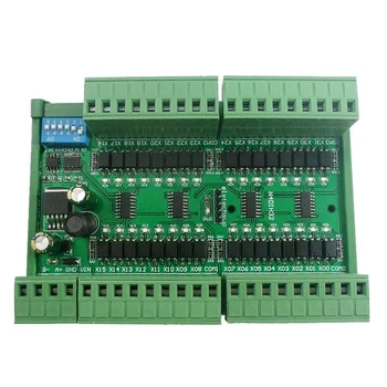 32-канальный изолированный цифровой вход RS485 Modbus Rtu Контроллер DC 12V 24V PLC Переключатель Плата сбора количества