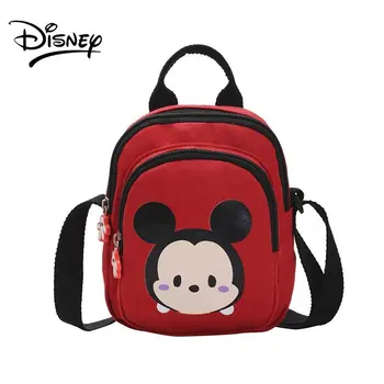 Детская сумка Disney через плечо для девочки и мальчика с милым мультяшным Микки через плечо, сумка-мессенджер, сумки высокого качества, бесплатная доставка
