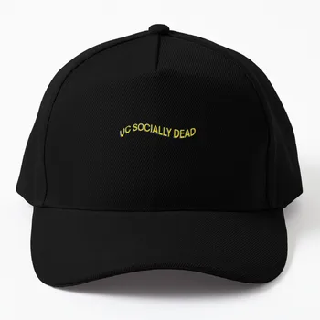 Бейсбольная кепка UC Socialially Dead, пляжная шляпа джентльмена, мужская кепка с тепловым козырьком, женская мужская кепка