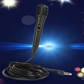 Караоке-микрофон Удобный Подключи и играй 100 Гц-20000 Гц 6,5 мм Профессиональный проводной микрофон для конференций