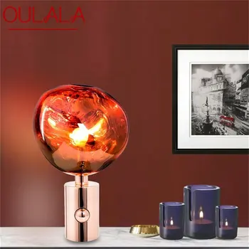 Креативная настольная лампа OULALA, современное светодиодное настольное освещение, декоративное для дома, Прикроватное