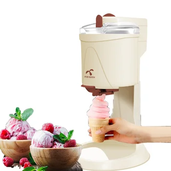 Автоматическая машина для приготовления мороженого, мягкая, для подачи в твердом виде, бытовая Маленькая Машина для приготовления шербета, фруктового десерта, йогурта, льда.