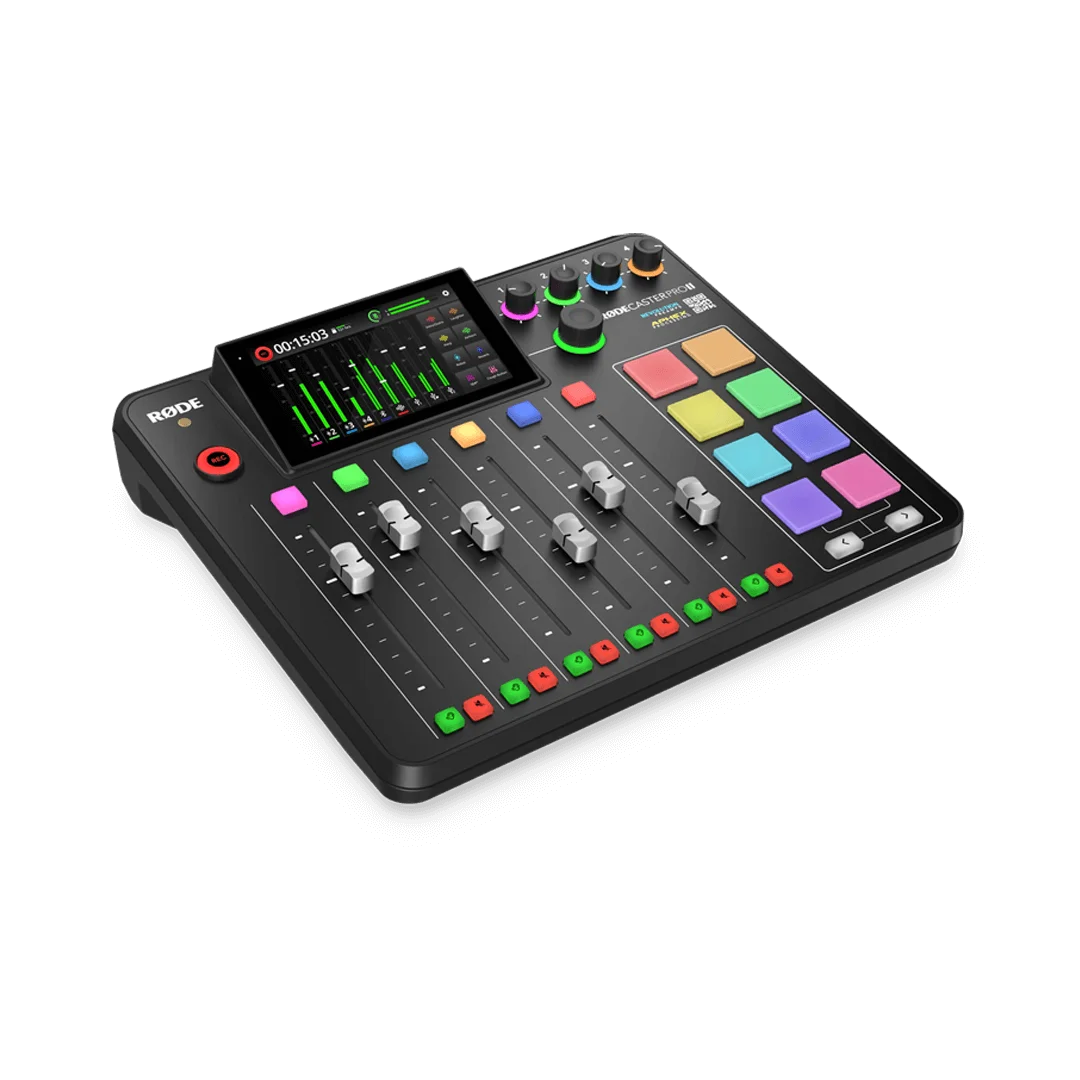 Встроенная студия аудиопроизводства RODE Caster Pro II для стримеров, подкастеров, музыкантов и создателей контента