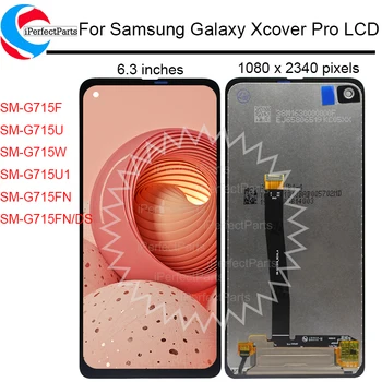 Оригинальный ЖК-дисплей G715 Для Samsung Galaxy X Cover Pro G715FN ЖК-дисплей С Сенсорным Экраном и Цифровым Преобразователем В сборе Для Xcover Pro SM-G715FN/ DS