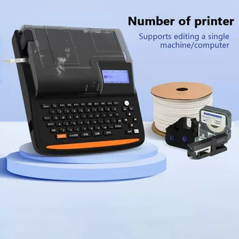 P800 Wire Number MachineTube Printer Портативный Принтер этикеток Ленточная Наклейка Автоматическая Номерная машина Электронная Термоусадка