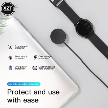 Кабель портативного зарядного устройства USB Подходит для Samsung Galaxy Watch Active 2 R820 R830 R500 Watch 4 Smartwatch Беспроводная зарядка