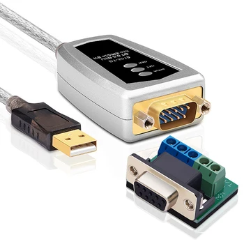 0,5 м Кабель-конвертер Адаптер Высокоскоростной разъем USB к RS485 / 422 Линия проводной передачи данных Автоматическая Серийная Электрическая Промышленная DB9