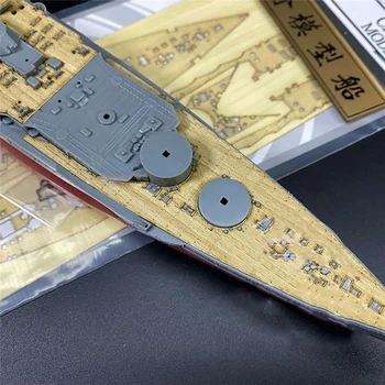 Обновите Деревянную Колоду с Цепными Модельными Наборами для 1/700 FUJIMI 430645 IJN Nagato Battleship DIY Modification Parts