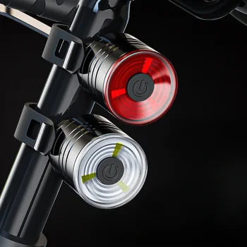 Новый велосипед MTB Light buttonbattery, заряжаемый Велосипедный шлем, Фара, Водонепроницаемая Велосипедная Фара, Лампа заднего фонаря, Фонарик