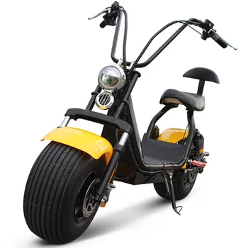Большой и маленький Удобный Электрический скутер для взрослых 60V12AH 1500 Вт, Измельчитель, поплавок, Электрический Городской скутер Coco