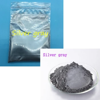 10 г /пакет серебристо-серого цвета, жемчужно-Слюдяная пудра, Пигмент с перламутровым покрытием, Косметический пигмент