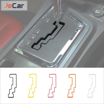 ABS Автомобильный стайлинг Украшение для переключения передач, рамка для отделки, наклейки для Dodge Challenger 2009-2014 Аксессуары для интерьера