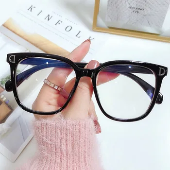 Прозрачная оправа для компьютерных очков Для женщин и мужчин, Круглые очки с защитой от синего света, блокирующие очки, Оптические очки для очков