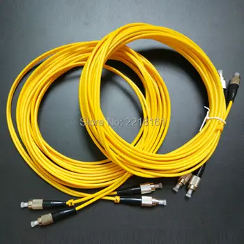 2шт Прочный двухлинейный оптоволоконный кабель с круглым сердечником для принтера Leopard/Infinity Gongzheng 128 SPT/Yaselan data cable 6M