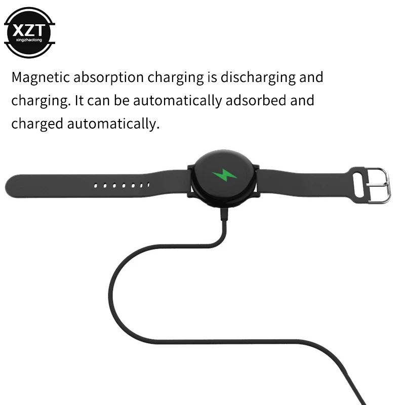 Кабель портативного зарядного устройства USB Подходит для Samsung Galaxy Watch Active 2 R820 R830 R500 Watch 4 Smartwatch Беспроводная зарядка