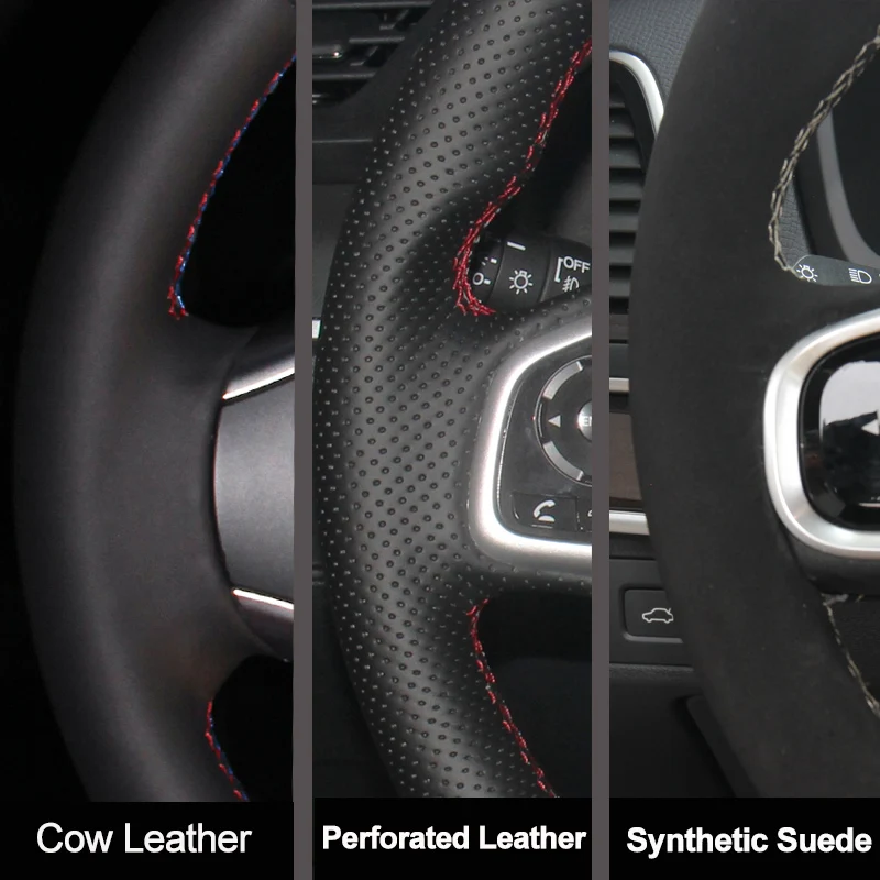 Для Acura RDX CDX MDX TLX-L ZDX TL Сшитая Вручную износостойкая Крышка Ручки Рулевого колеса из замши из углеродного волокна