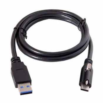 Фиксирующий разъем CYSM Xiwai USB 3.1 Type-C к стандартному кабелю передачи данных USB3.0 с винтом на панели