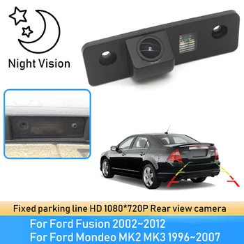 CCD Камера заднего вида Автомобиля Резервная Камера HD чип ночного видения водонепроницаемый Для Ford Fusion 2002 ~ 2012 Mondeo MK2 MK3 1996 ~ 2006 2007