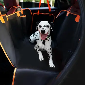 Водонепроницаемая подкладка для багажника автомобиля для собак, Съемный нескользящий протектор заднего сиденья