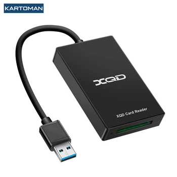Устройство чтения карт памяти KARTOMAN USB 3.0 XQD для Sony серии M / G для компьютеров с Windows/ Mac OS