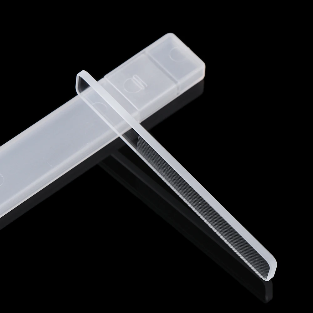 Пилочка для ногтей из нано-полированного стекла, 1 шт, Прозрачная, для шлифовки ногтей, Безвредный, моющийся Профессиональный инструмент для красоты ногтей