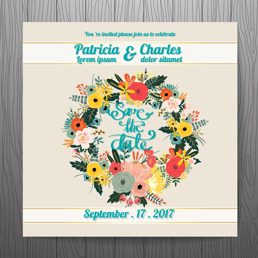 открытка с благодарностью, Поздравительная открытка с приглашением на свадьбу в любовной тематике, добавьте имя 6x6cm100 кусочков бумаги по 300 г
