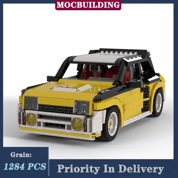 Сборка модели хэтчбека MOC Строительные блоки Городской автомобиль Коллекция спортивных автомобилей Серия детских игрушек Подарки