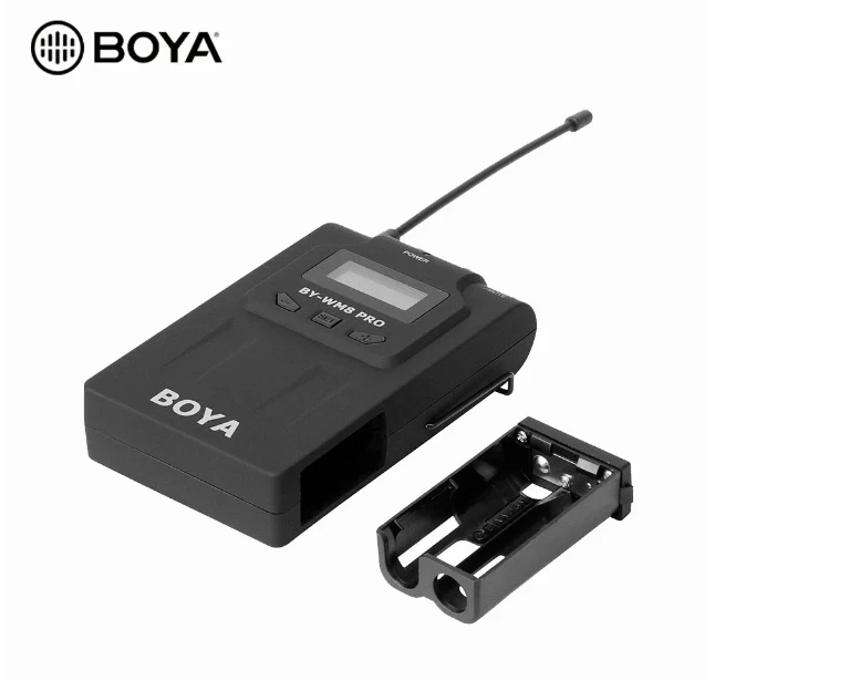 Высококачественная запись BOYA BY-WM8 PRO-K2 UHF, двухканальный беспроводной микрофон