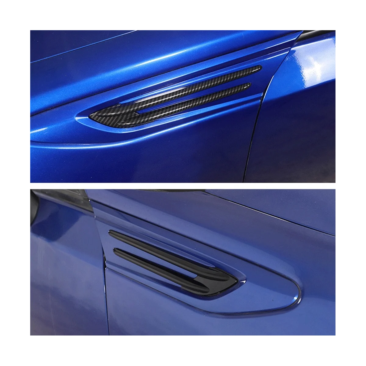 Накладка на боковое воздушное крыло автомобиля из углеродного волокна для Subaru BRZ 2017-2020
