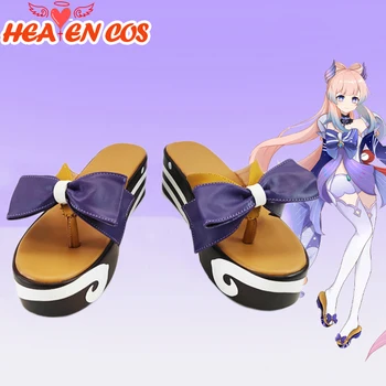 HeavenCos Игра Genshin Impact Сангономия Кокоми Косплей костюм Обувь Хэллоуин Вечеринка