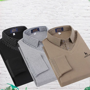 Новая поддельная мужская одежда для гольфа Hazzys, комплект из 2 предметов, Футболка для гольфа 2023, Мужская одежда для гольфа, Осенняя теннисная блузка Высокого класса, Одежда для гольфа, Мужская одежда для гольфа