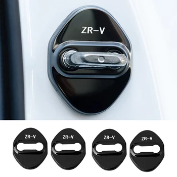 Для 4ШТ Крышка дверного замка автомобиля Защищает автомобильные аксессуары для ZRV ZR-V Автомобильная наклейка 2022 2023