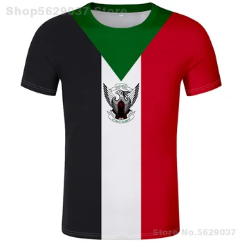 СУДАН футболка сделай сам бесплатно на заказ имя номер SDN Футболка национальный флаг ислам SD суданский арабский арабская страна печать фото одежды