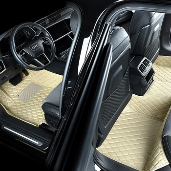 Роскошные кожаные автомобильные коврики для Tesla Model Y 2022 Auto DropShipping Center, Аксессуары для интерьера, Ковры, Подушечки для ног