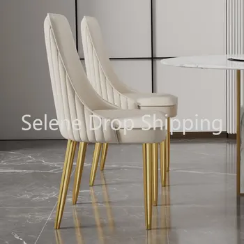 Кафе Nordic Кухонные холлы, обеденные стулья, комод для гостиной, Вспомогательные обеденные стулья, Дизайнерская мебель Sillas De Comedor