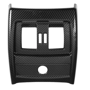 Накладка Вентиляционного отверстия Кондиционера Заднего Сиденья Автомобиля Из Углеродного Волокна Для BMW 3 4 Серии F30 F34 2013-2018