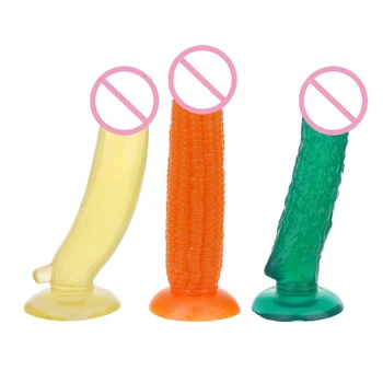 Реалистичный фаллоимитатор с присоской, секс-игрушка для пениса, Гибкие Секс-игрушки для стимуляции женской точки G, Игрушка для мастурбации E1YC