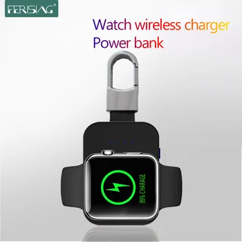 Портативное беспроводное зарядное устройство FERISING Mini Power bank для iWatch 5 4 Зарядное устройство Powerbank для Apple Watch серии 5 4 3 2 1