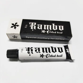 RAMBO 75% Тюбик Крем-гель для ухода за татуировками Полупостоянный макияж Пирсинг бровей Губ Обезболивающее для кожи тела