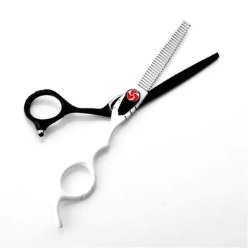 1шт/комплект 7-дюймовых профессиональных парикмахерских ножниц для домашних собак Инструменты для стрижки домашних животных ножницы из нержавеющей стали салонные парикмахерские аксессуары
