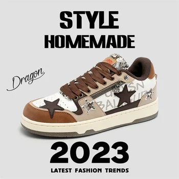Обувь Для женских дизайнерских кроссовок 2023, Летняя мода, мужские повседневные кроссовки для скейтборда, женская Уличная Дышащая обувь 36 ~ 44